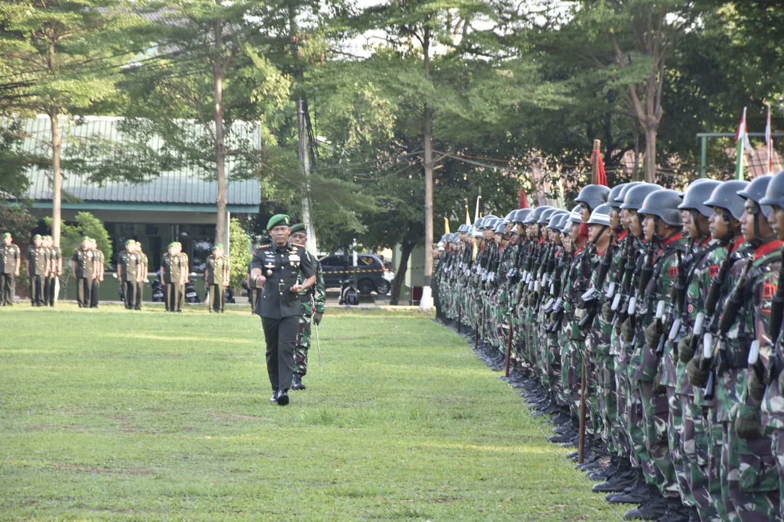 Danrindam Jaya Kolonel Inf Suwondo, S.I.P.,M.Han bertindak sebagai Irup dalam pelaksanaan Upacara Ha