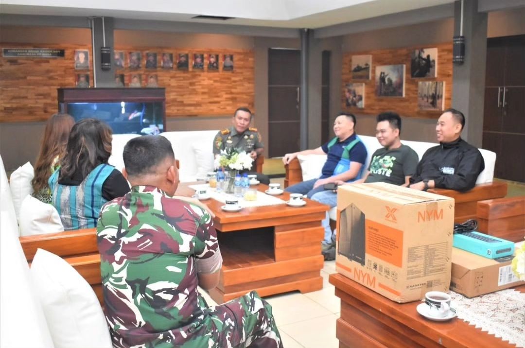 Dukungan Komputer Dari BRI Untuk Brigif 9 Kostrad 