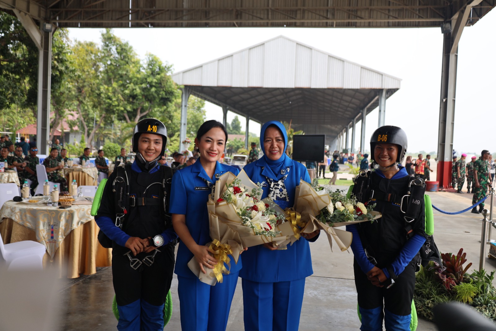 DANKORMAR HADIRI PENUTUPAN PELATIHAN TERJUN PAYUNG FREE FALL KOWAL