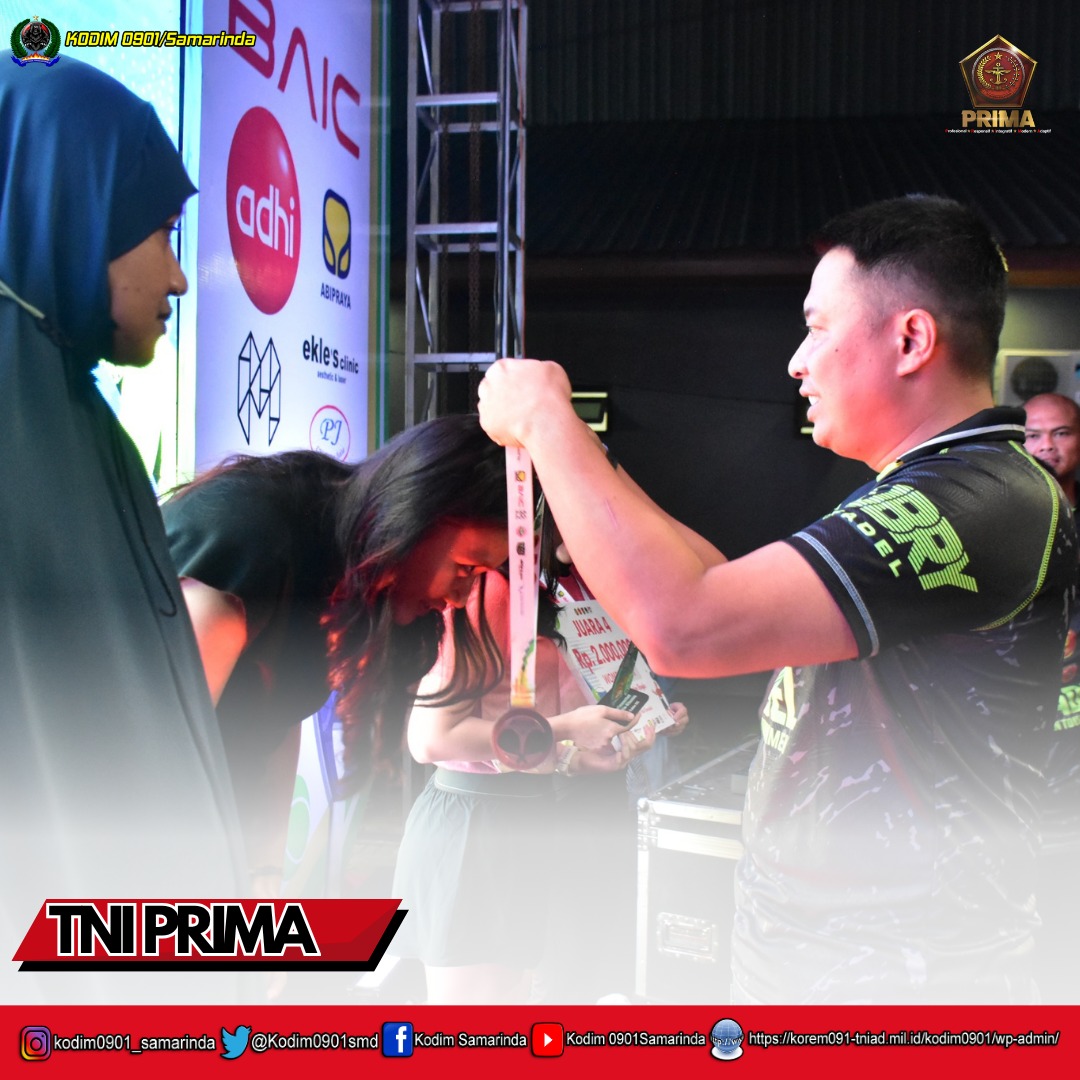 Open Tournament Padel Piala Panglima TNI 2025 Resmi di Tutup Pangdam Mulawarman