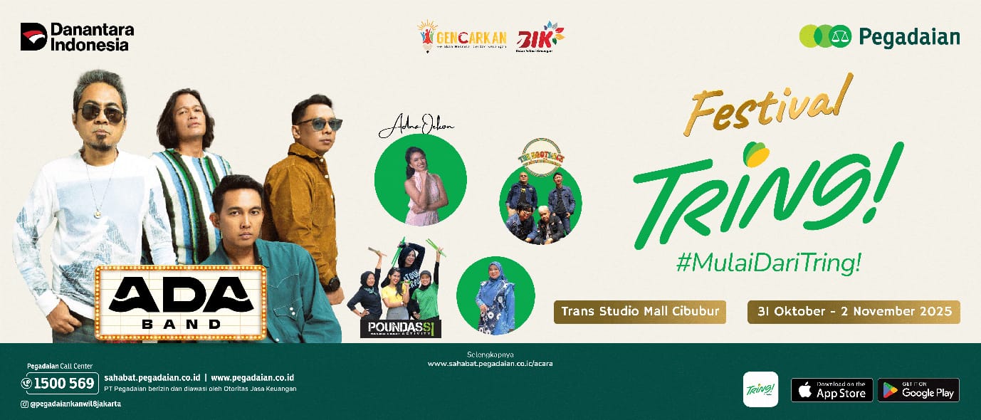 Pegadaian Kanwil VIII Jakarta 1 Hadirkan “Festival Tring!” di Trans Studio Mall Cibubur  Perpaduan I