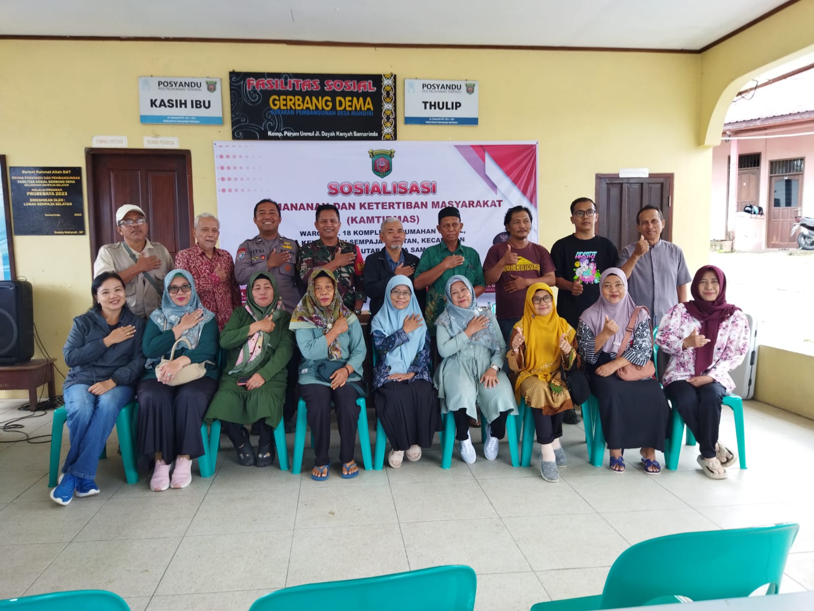 Babinsa Koramil 0901-05/SAMUT Dan Bhabinkabtimas Berikan Sosialisasi Kamtibmas Kepada Warga Binaan