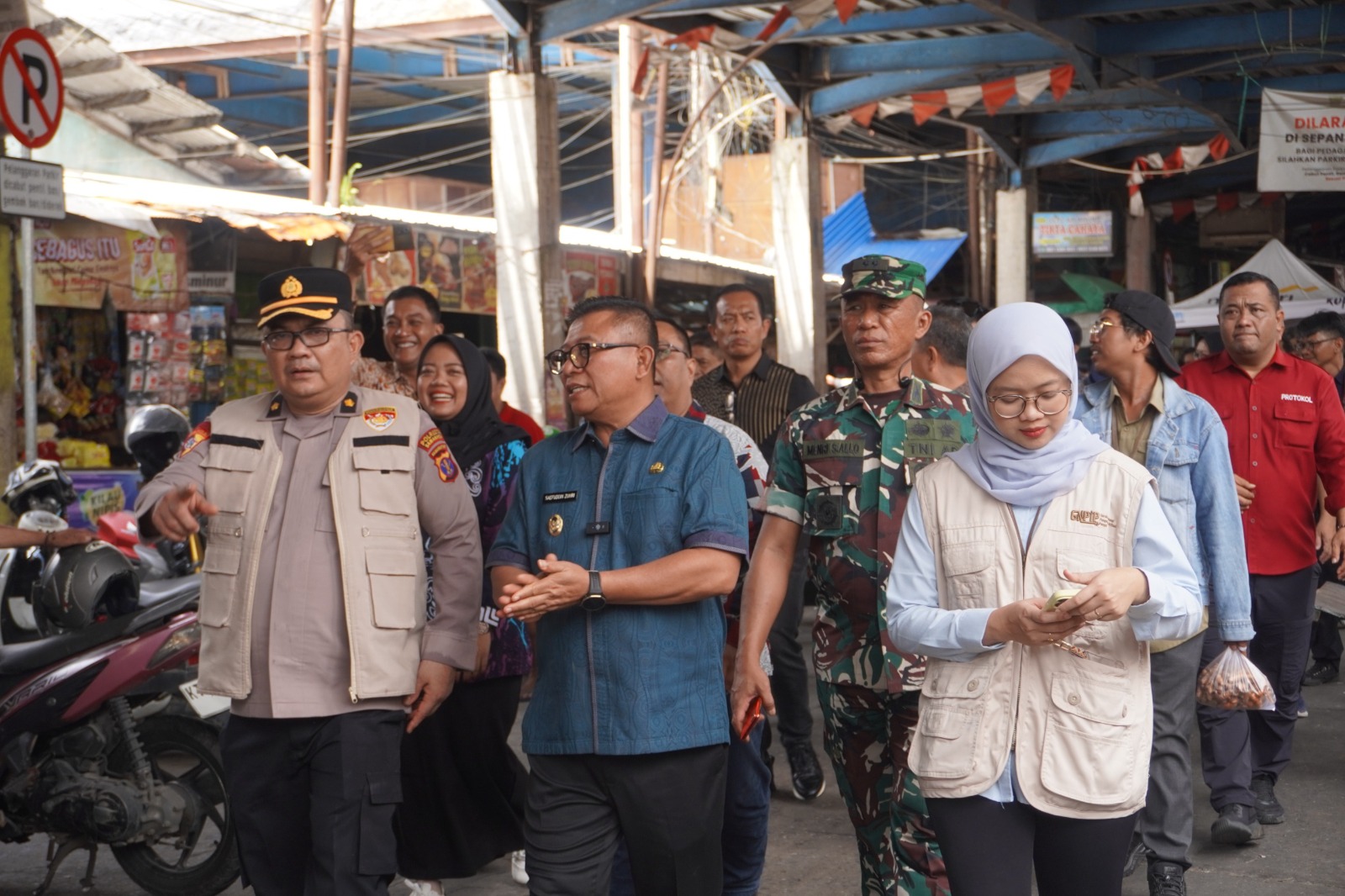Sidak Bapokting Jelang Ramadan 1447 H, Kasdim Bersama Pemkot Pastikian Stok Aman dan Harga Stabil
