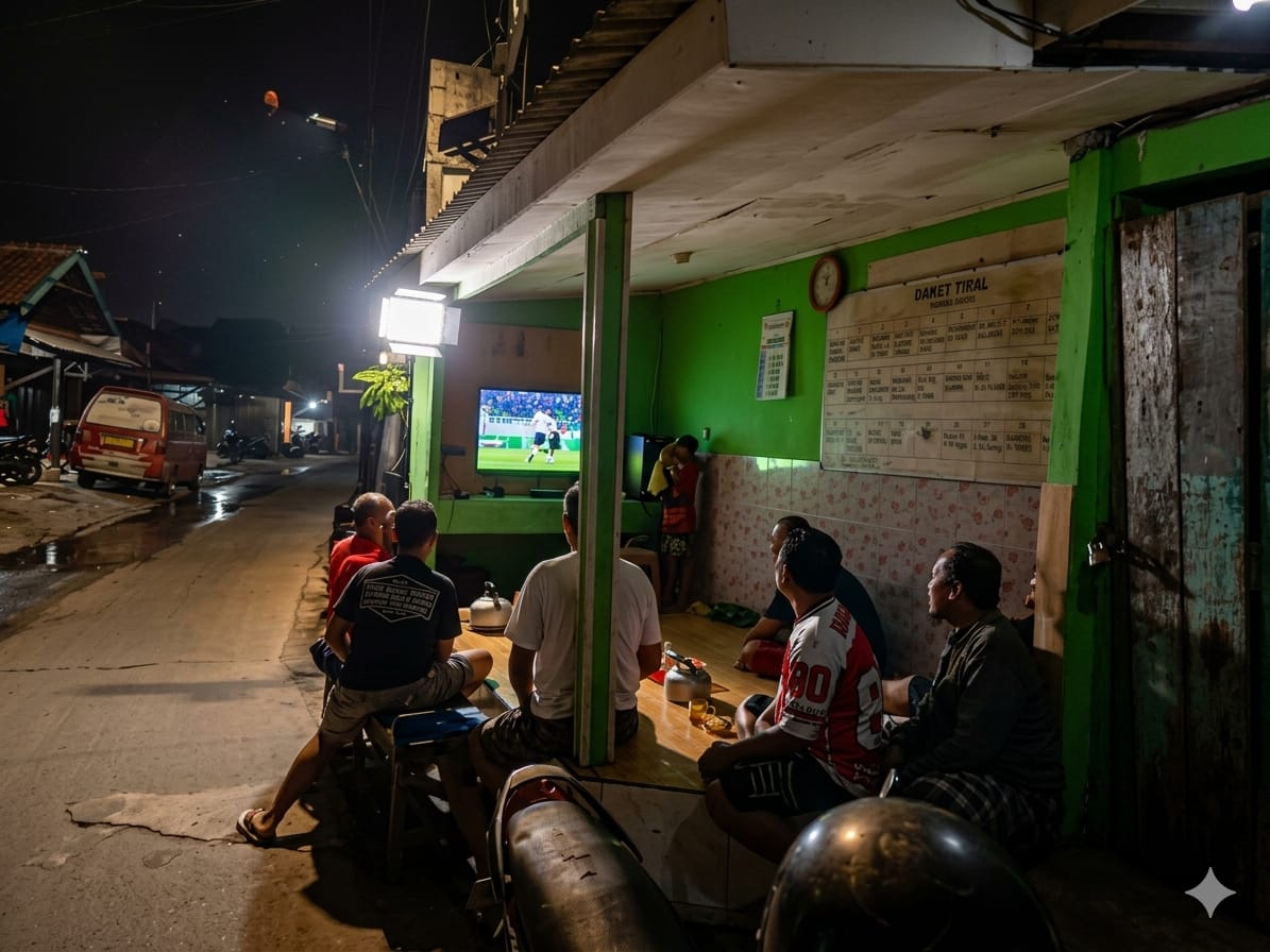 Nobar Bola Gembira Bersama Koramil 0901-05/Samarinda Utara