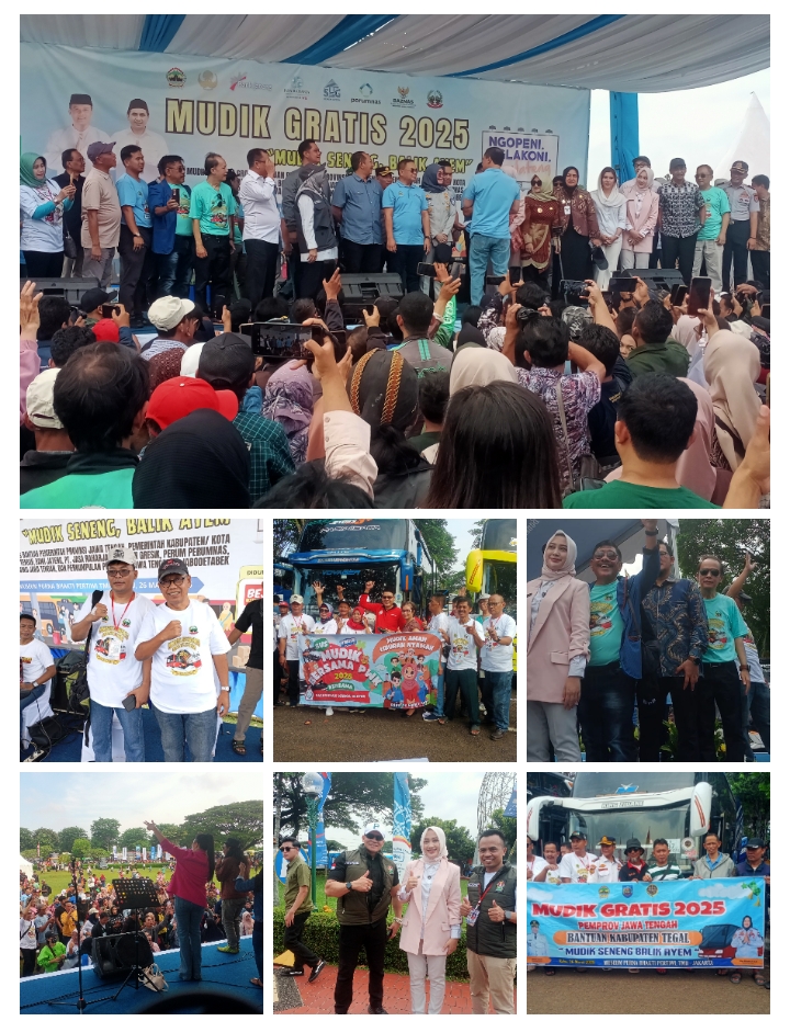 Gubernur Jateng Ahmad Luthfi Lepas 14.374 pemudik dengan 289 Bus