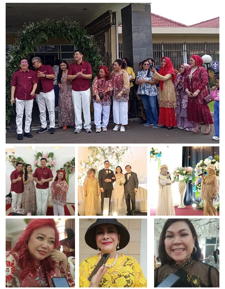 Puluhan Artis Era 80-90an Meriahkan Pernikahan Desainer Muda, Miralda - Abraham