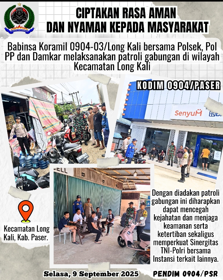 Ciptakan Rasa Aman Dan Nyaman Kepada Masyarakat