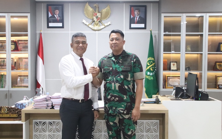 Jalin Sinergitas, Dandim 0901/Samarinda Lakukan Kunjungan Silaturahmi ke Kejaksaan Negeri Samarinda 