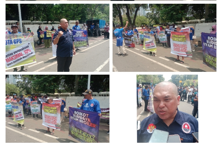 Aksi Damai KPUN di Monas, Jakarta: Perbaiki Tata Niaga Ayam Ras Pedaging