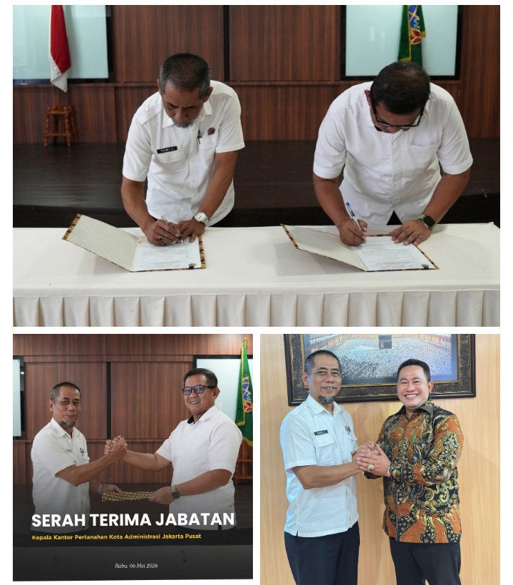 Tomi Jomaliawan, A.Ptnh., M.H Jabat Kepala Kantor Badan Pertanahan Jakarta Pusat 