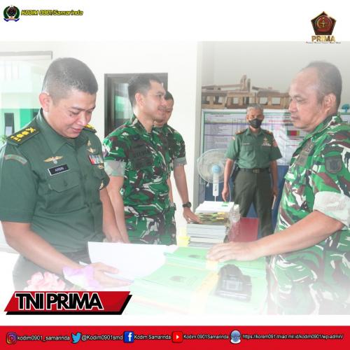 Kodim 0901/Samarinda Terima Kunjungan Tim Srenad, Tinjau Implementasi Doktrin