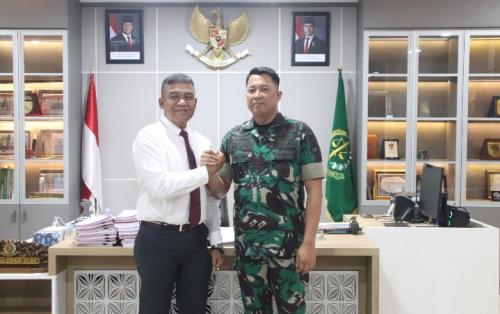 Jalin Sinergitas, Dandim 0901/Samarinda Lakukan Kunjungan Silaturahmi ke Kejaksaan Negeri Samarinda 