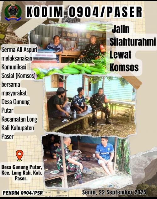 Jalin Silahturahmi Lewat Komsos