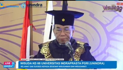 UNINDRA HARI SELASA ,23/2025 MELEPAS 1.150 LULUS PROGRAM STRATA SATU DAN MAGISTER PADA ACARA  WISUDA