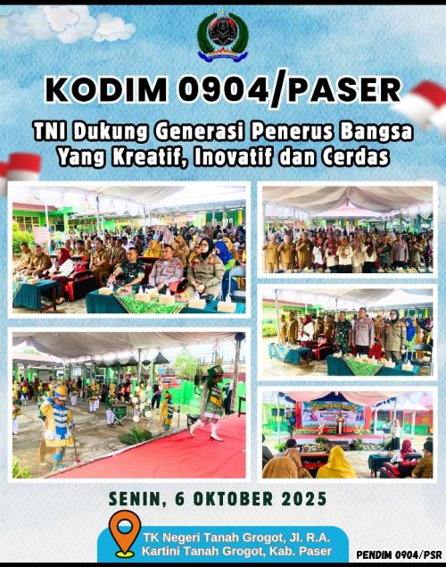 TNI Dukung Generasi Penerus Bangsa Yang Kreatif, Inovatif dan Cerdas