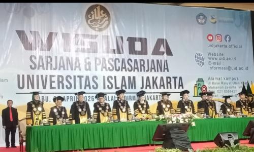 Universitas Islam Jakarta Menggelar Wisuda Ke 60, Lepas 302 Wisudawan 