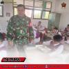 Babinsa Koramil 0901-01/Samarinda Ulu  Kelurahan Gunung Kelua Dampingi Makan Bergizi Gratis 