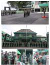 Dandim 0901/Samarinda Pimpin Korps Raport Kenaikan Pangkat dan Purna Bhakti Prajurit
