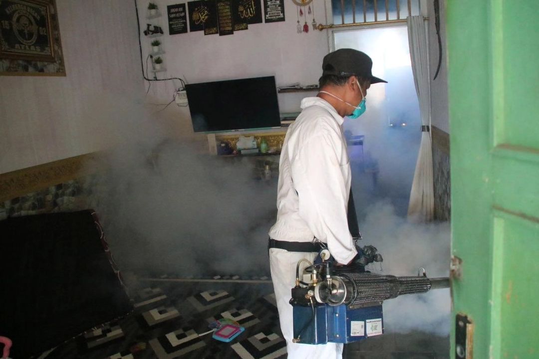 Asap Tebal Selimuti Markas Pandawa Kostrad, Fogging Cegah Demam Berdarah
