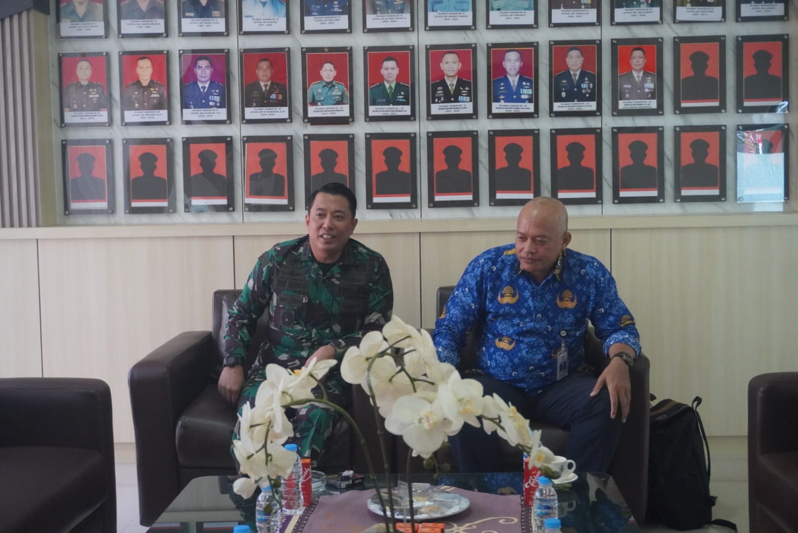 Dandim 0901/Samarinda Terima Kunjungan Silaturahmi Kepala Bandara APT Pranoto Samarinda