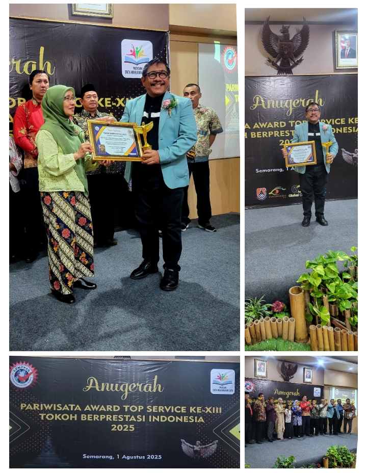 KRT Dr. Drs. H Leles Sudarmanto Dipuro, MM, MBA, Raih Penghargaan Tokoh Berprestasi 2025