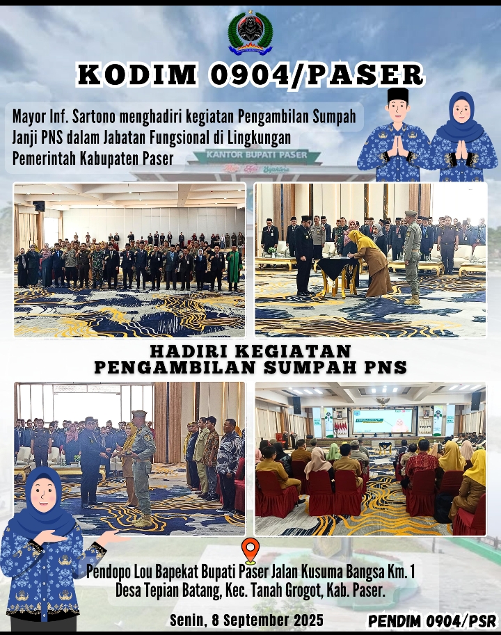 HADIRI KEGIATAN PENGAMBILAN SUMPAH PNS