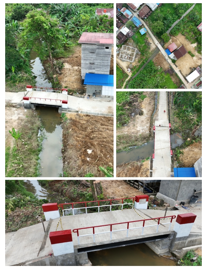 Jembatan Beton Garuda di Handil Bakti dan Simpang Pasir Siap Dinikmati Masyarakat