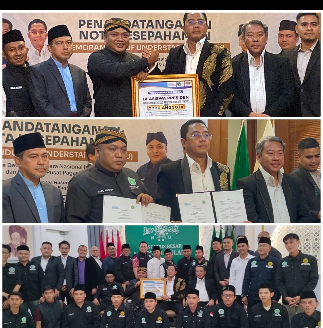 Perkuat Bantuan Hukum Nasional, DPN Indonesia dan Pagar Nusa NU Beri 2.000 Beasiswa PKPA Bagi Kader 