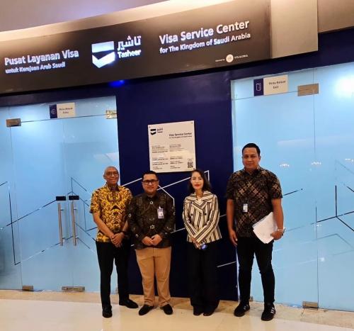 BRI Cabang Sudirman 1 Jalin Kerja Sama dengan PT Visa Service Center