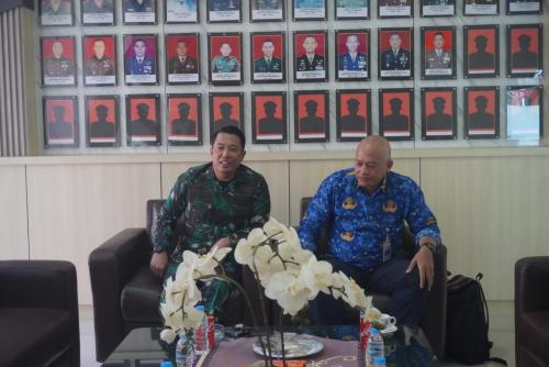 Dandim 0901/Samarinda Terima Kunjungan Silaturahmi Kepala Bandara APT Pranoto Samarinda