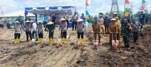 Danposramil Sambutan Hadiri Penanaman Jagung Serentak Kuartal III Dukung Swasembada Pangan