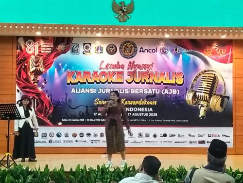 Bukan Sekadar Hiburan, Lomba Karaoke AJB Jadi Ajang Mempererat Kebersamaan Insan Pers