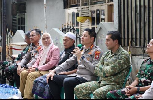 Kapolres Metro Jakarta Timur dan Dandim 0505 Jakarta Timur Perkuat Sinergi Bersama Warga Melalui Jag