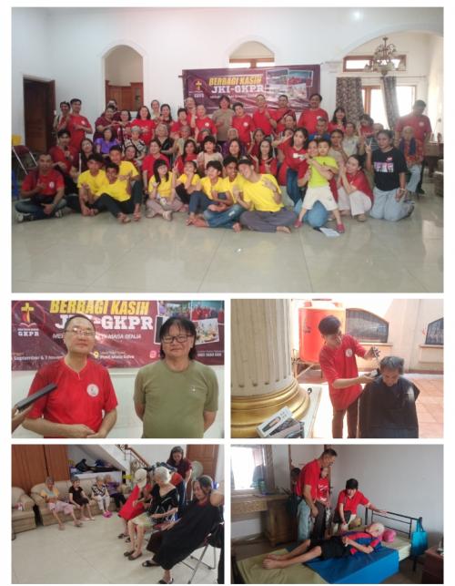 JKI-GKPR Gelar Bakti Sosial "Menjadi Berkat Di Usia Senja Bagi Lansia dan Anak Panti"